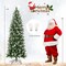 Costway 6/7.5/9 ft Pre-Lit Artificial Christmas Tree with 580/820/1228 Frosted Tips 470 LED Lights